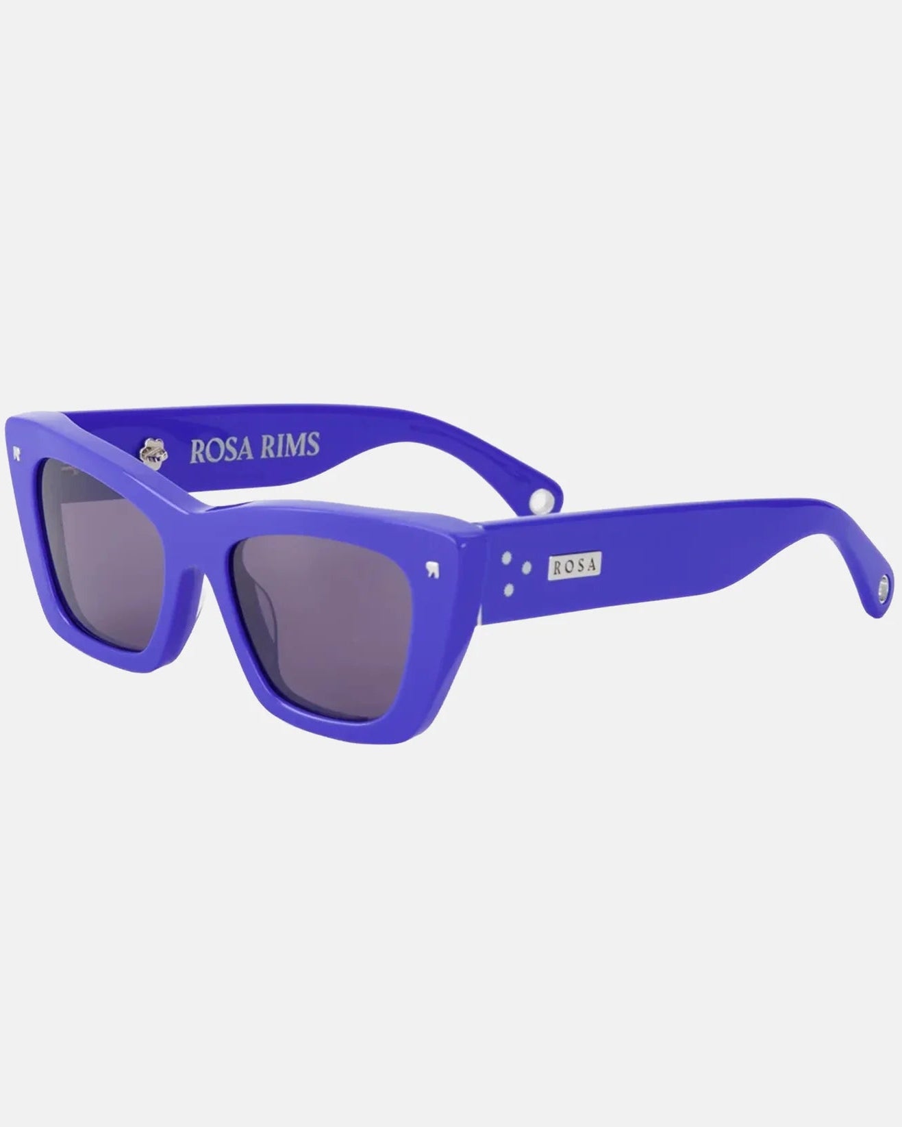 oversized cateye purple sunglasses