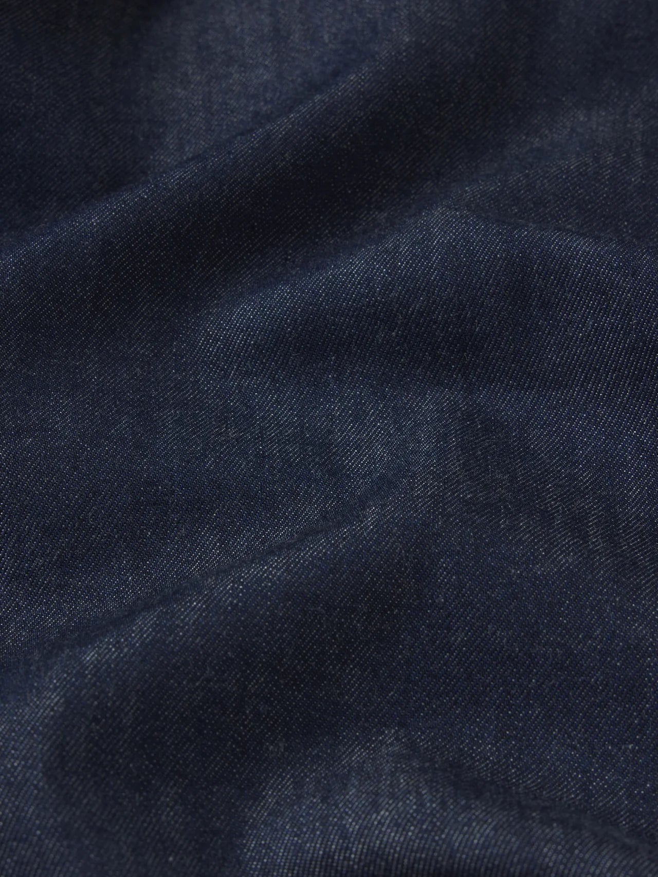 dark denim button up short sleeve shirt