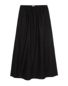 black midi skirt 