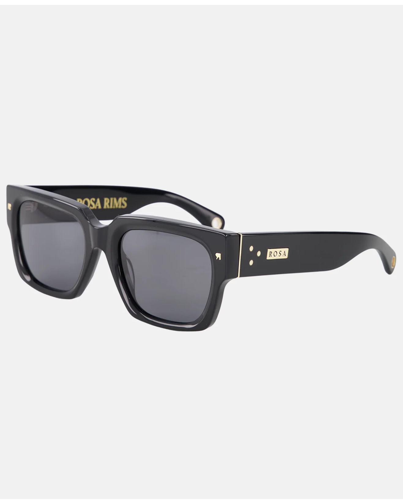 oversized square black sunglasses