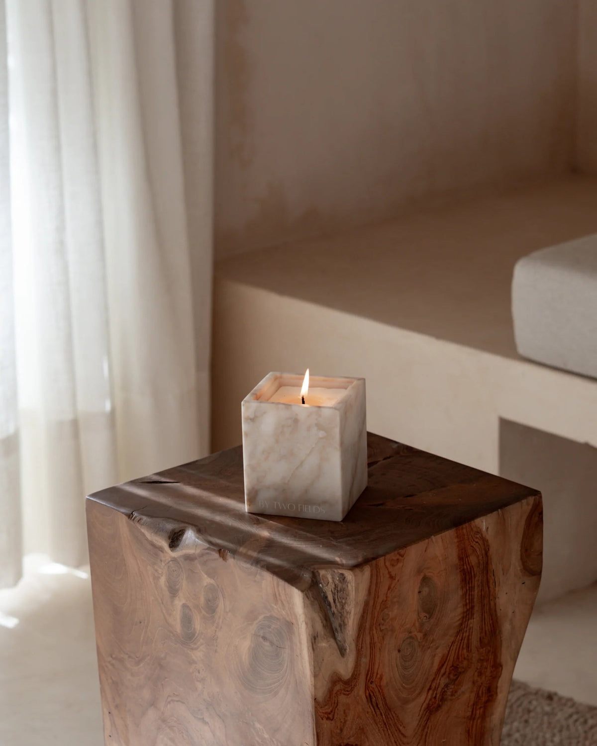 stone candle vessel
