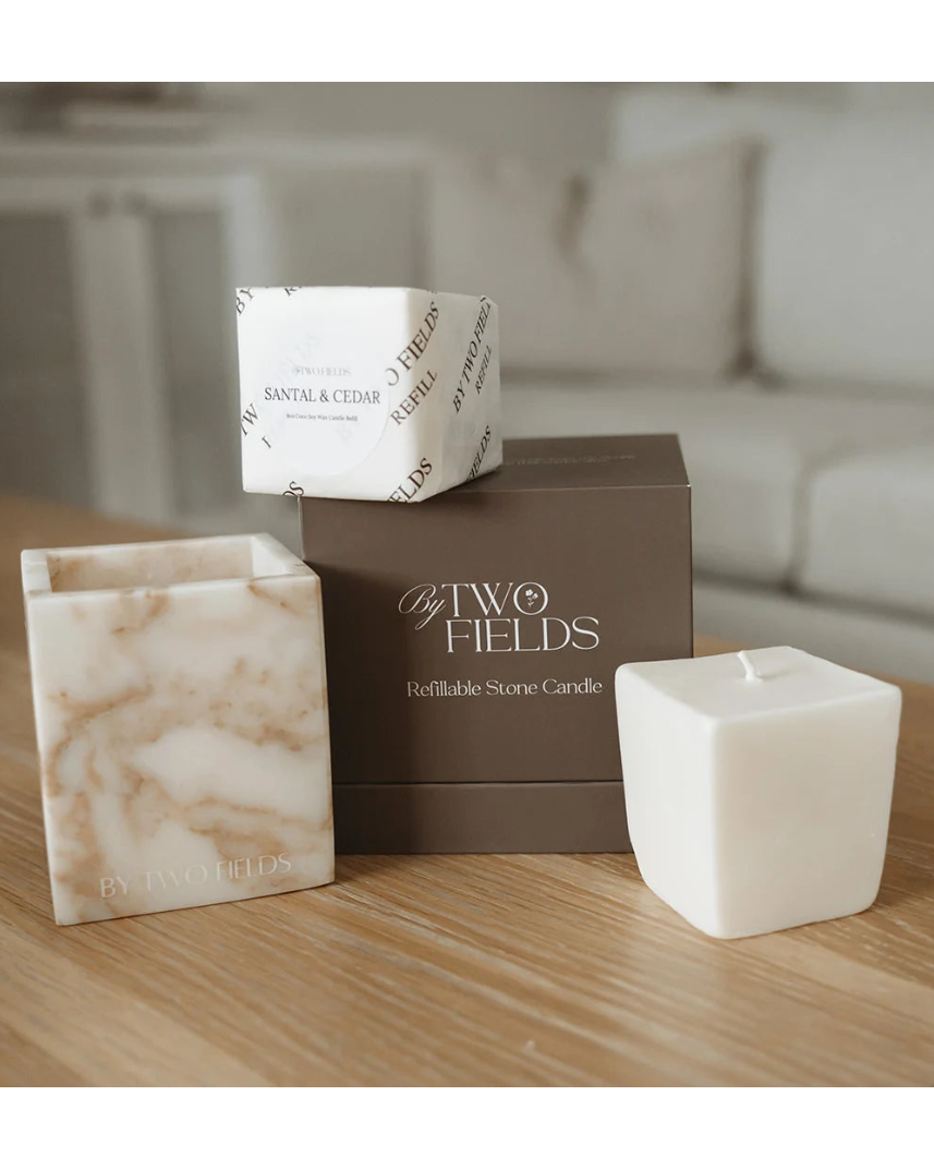 stone candle vessel