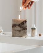 stone candle vessel