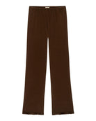 lounge wide leg pant in brown