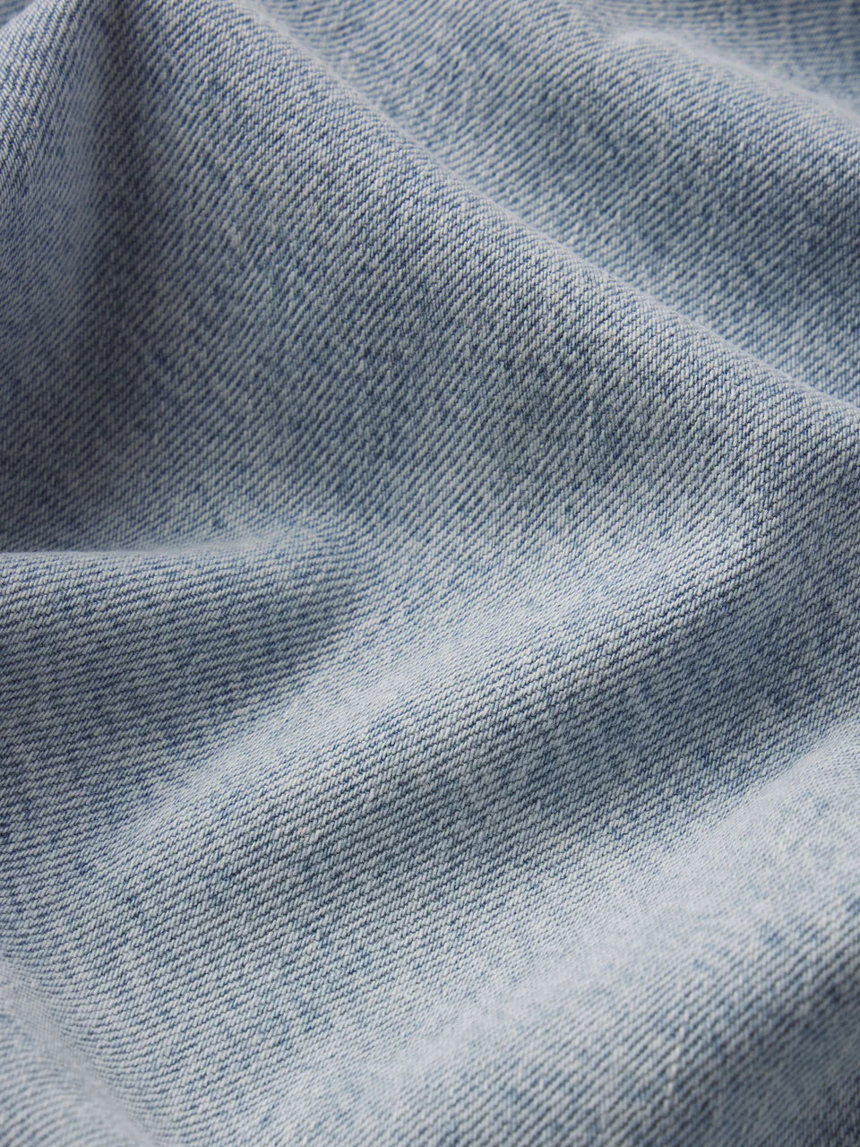 short sleeve denim shirt with a puff sleeve