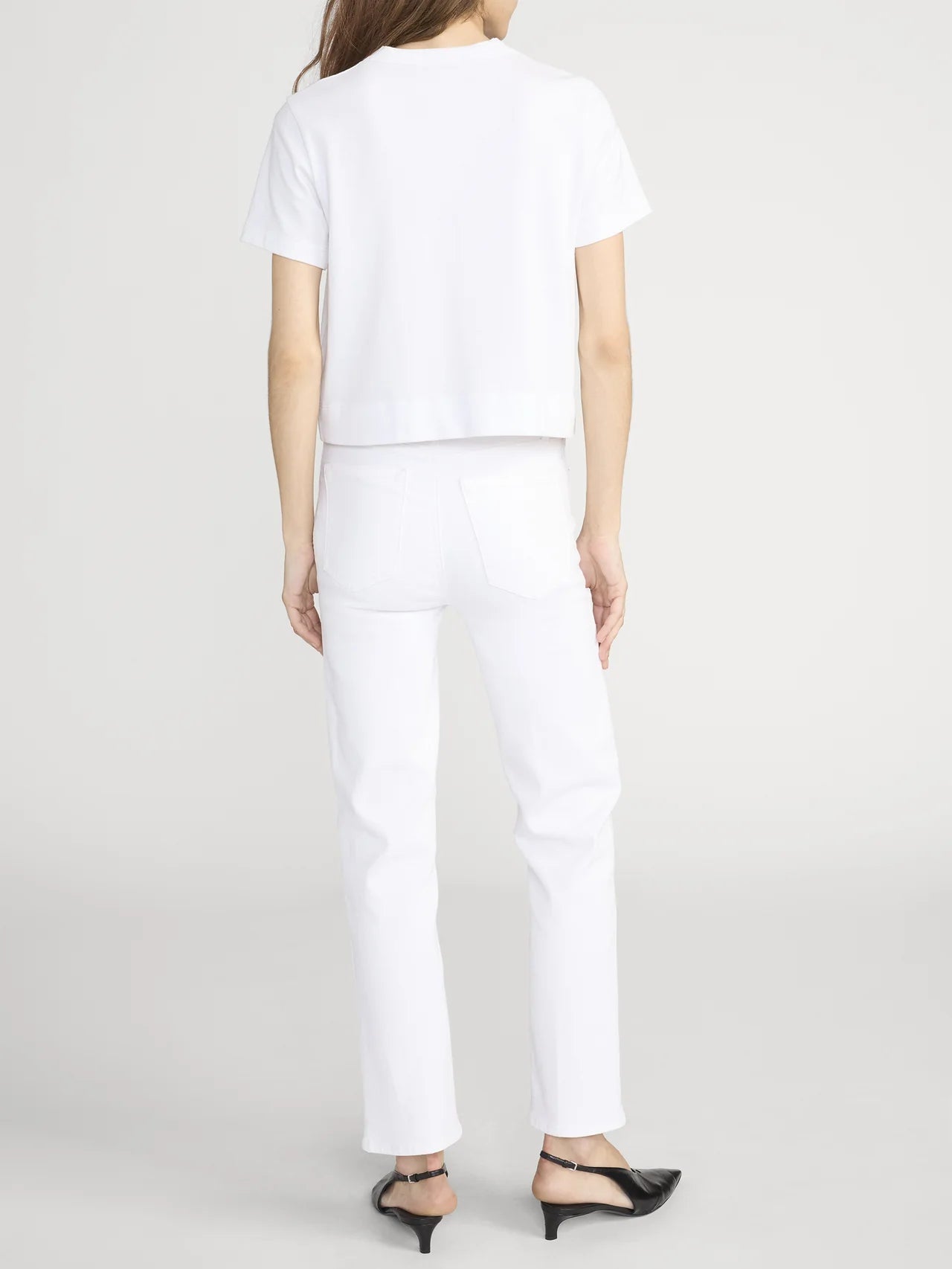 boxy basic white t-shirt