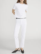 boxy basic white t-shirt