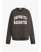brown sweatshirt with the text Favorite Daughter