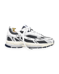 The Re-Run White Silver | Navy
