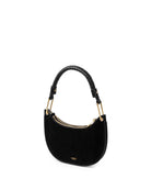 black purse with rope handle