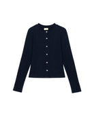 navy ribbed cardigan