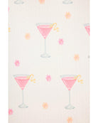 pj lounge pants with pink martinis all over