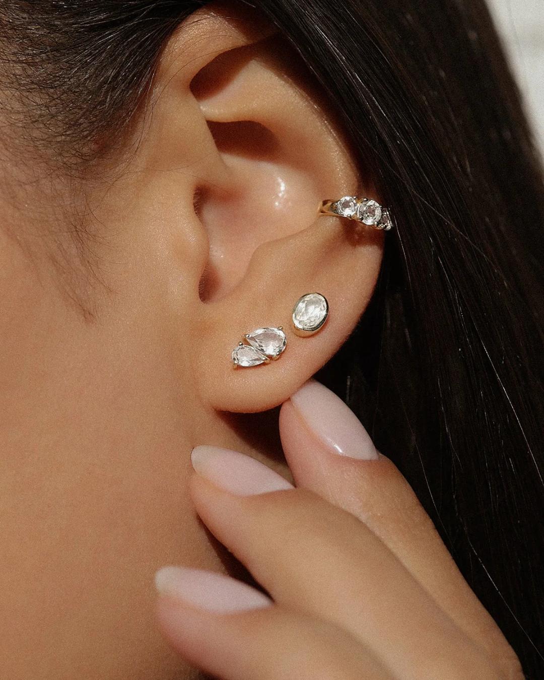 diamond earring studs