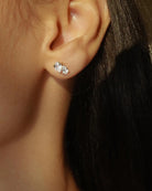 diamond earring studs