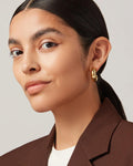 large tube hoops in gold