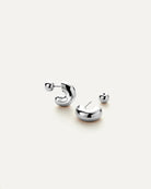 silver chunky hoops