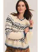 fair isle cream cardigan