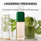 travel mist with a green lid