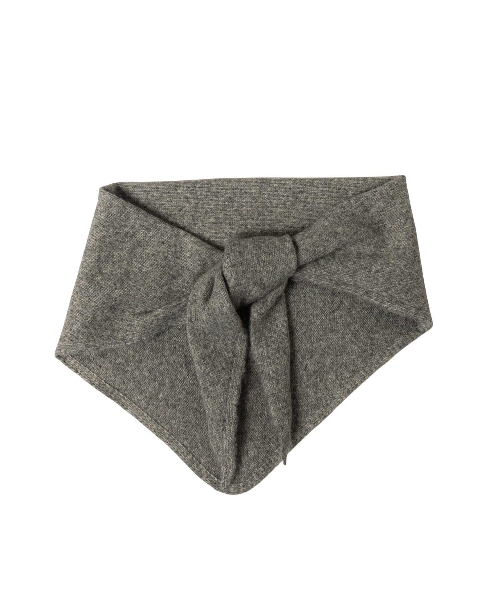 grey triangle scarf