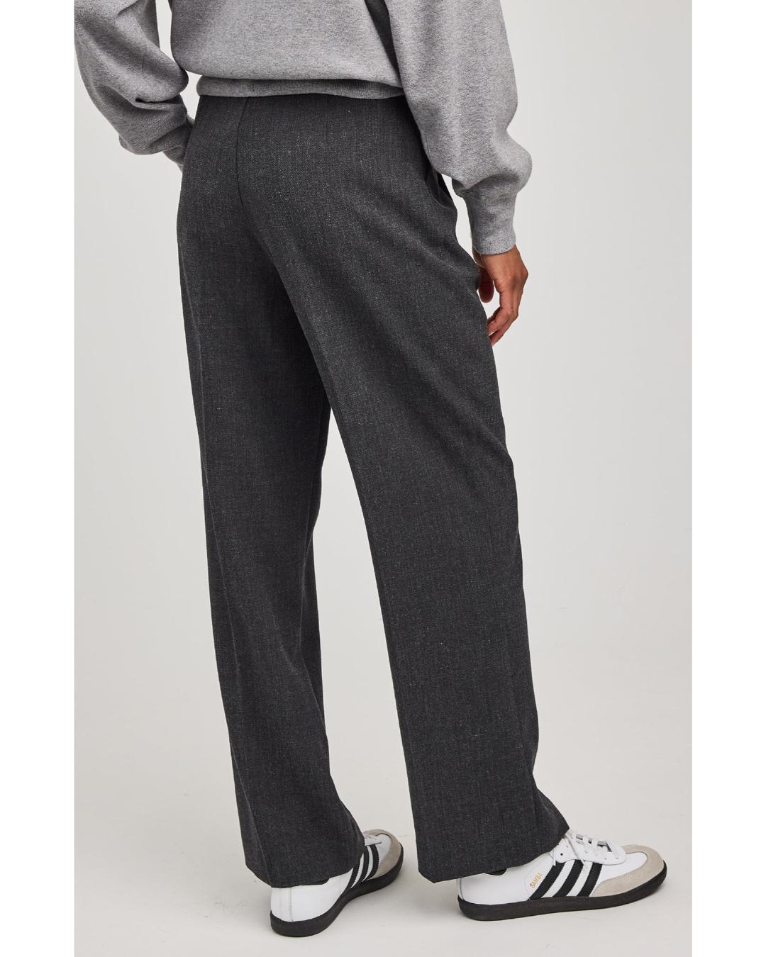 dark grey tailored pant