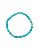blue beaded bracelet 