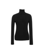 black turtleneck sweater 