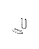 u-link earring in silver