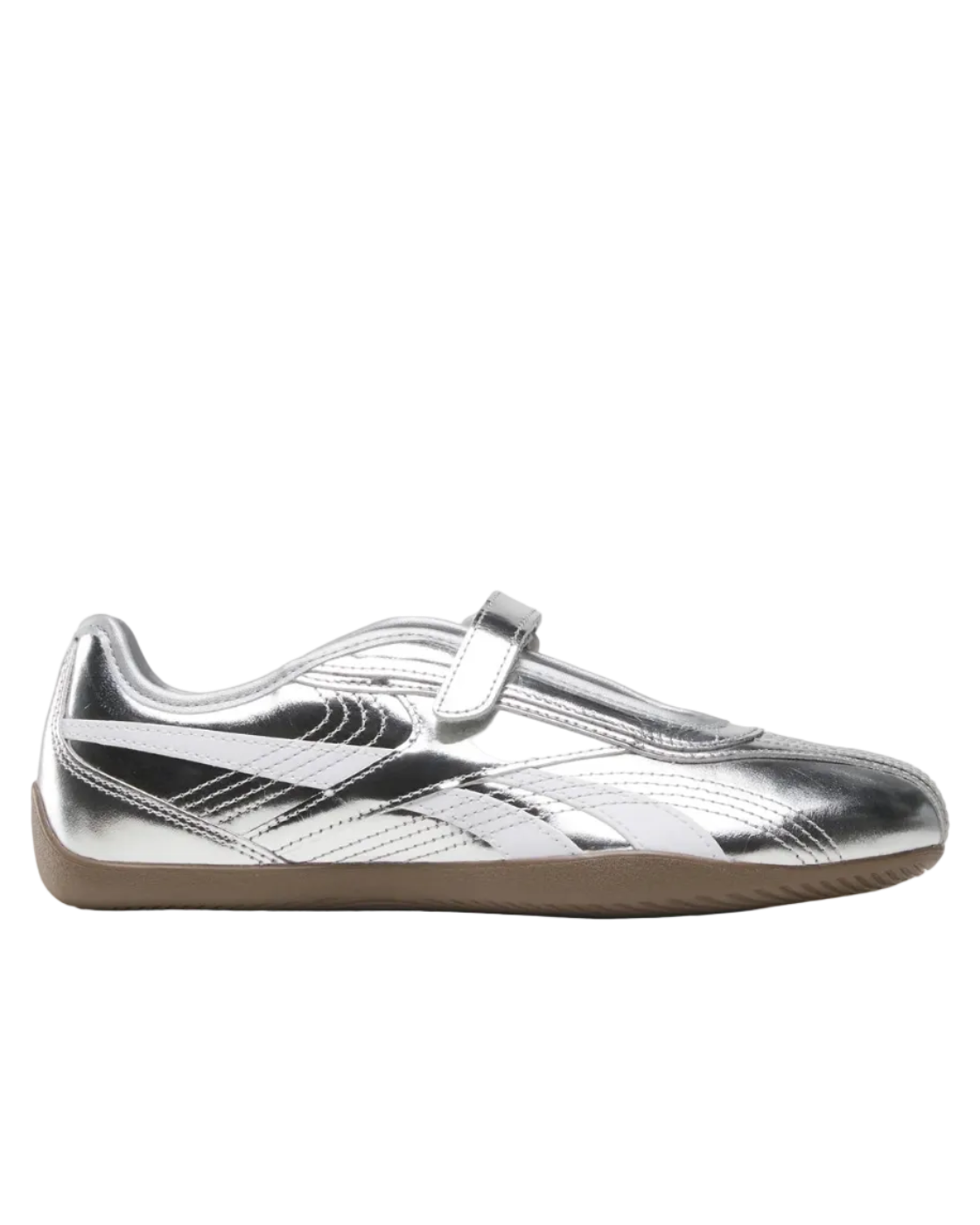 mary jane shoe in silver