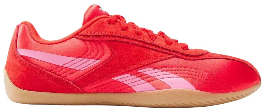 red and pink sneaker