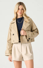 Load image into Gallery viewer, Cropped Trench Coat | Beige
