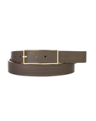 brown leather belt