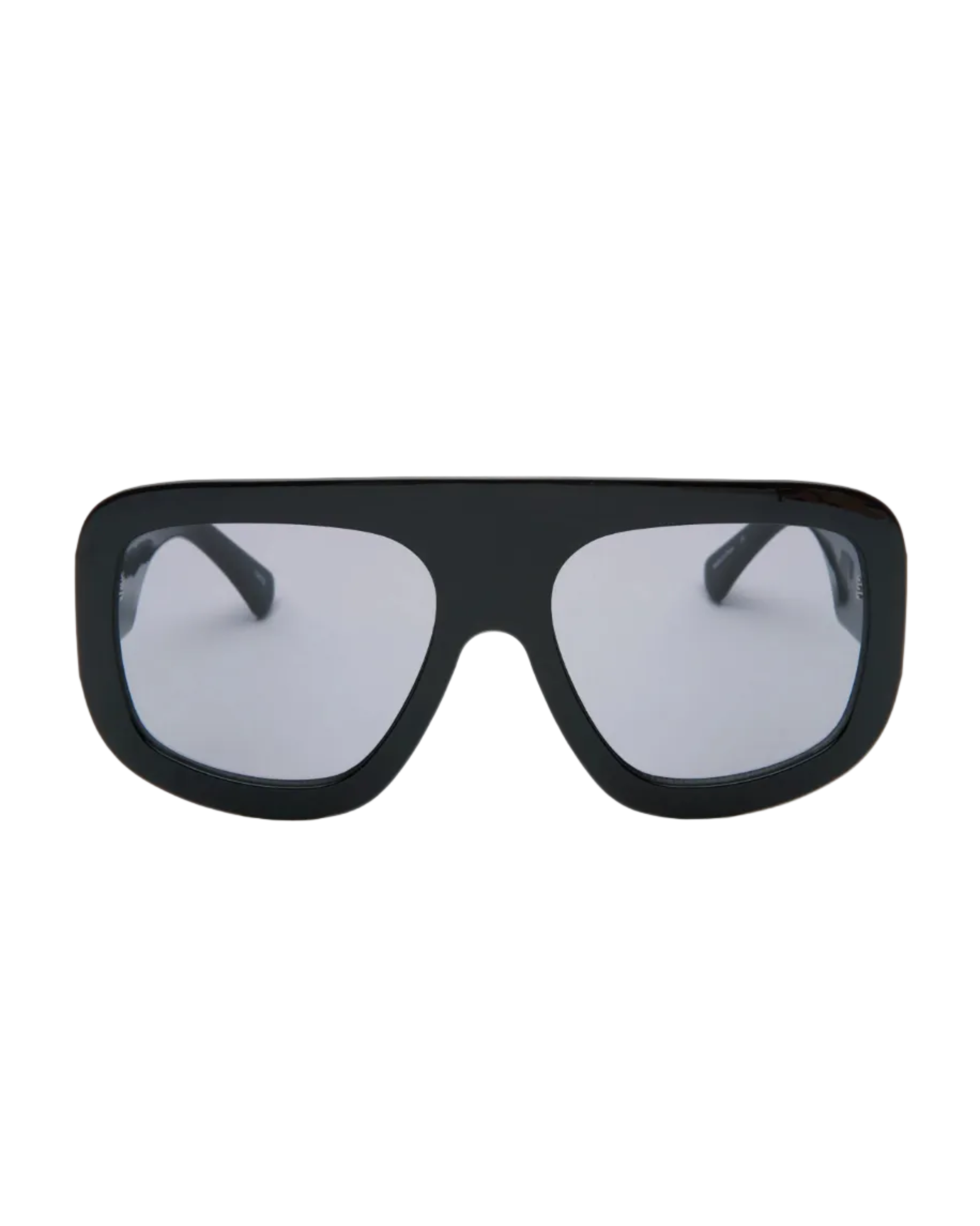 oversized black aviator sunglasses