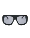 oversized black aviator sunglasses