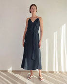 Velvet Carrillo Dress in Ink