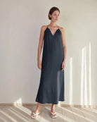 Velvet Carrillo Dress in Ink