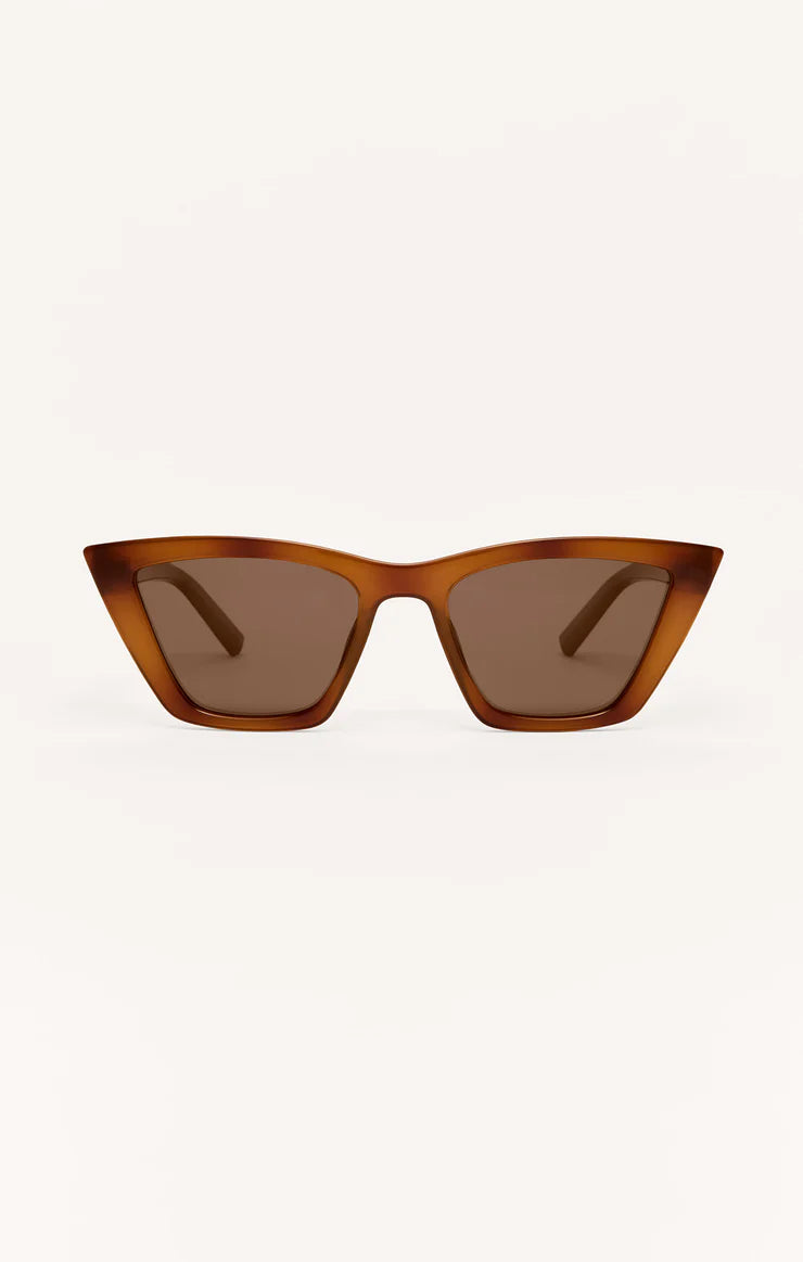 brown rectangular sunglasses