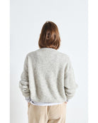 light grey crewneck sweater 