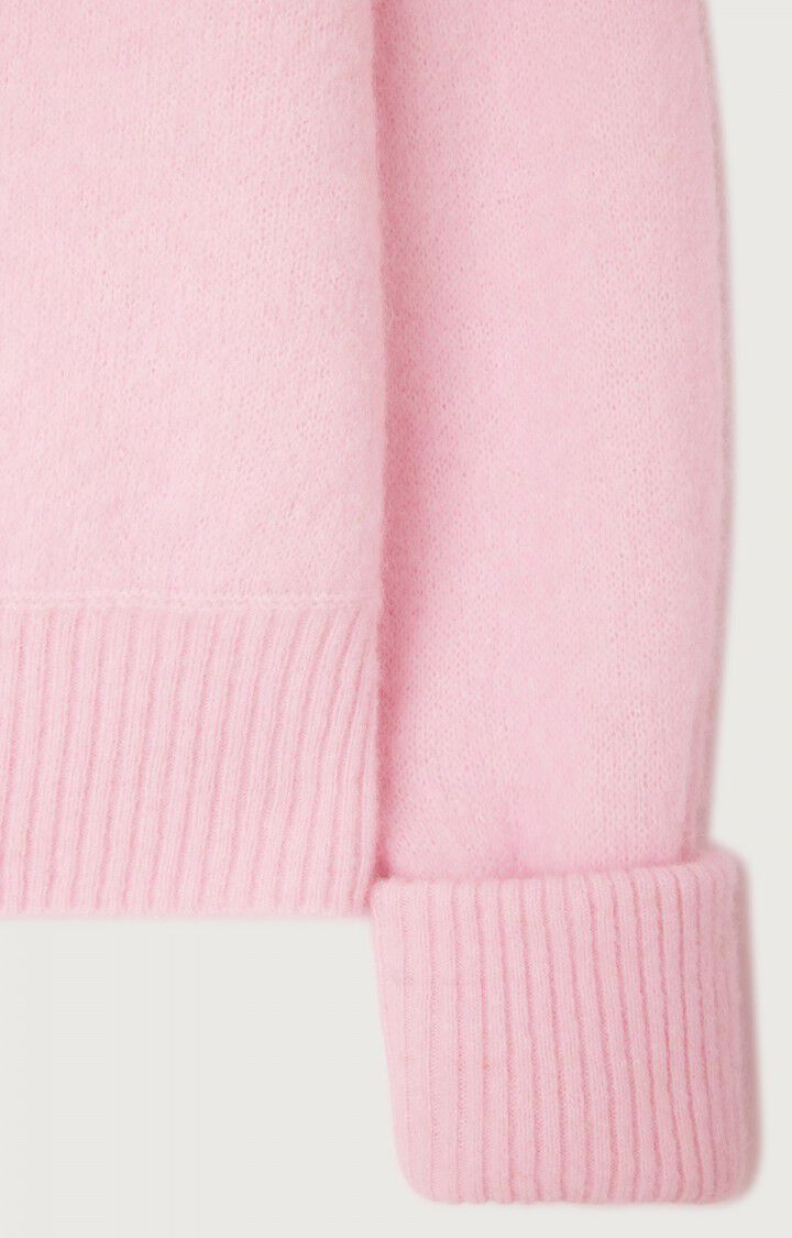 knit sweater in light pink
