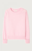 knit sweater in light pink