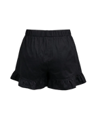 matching short and shirt set in black