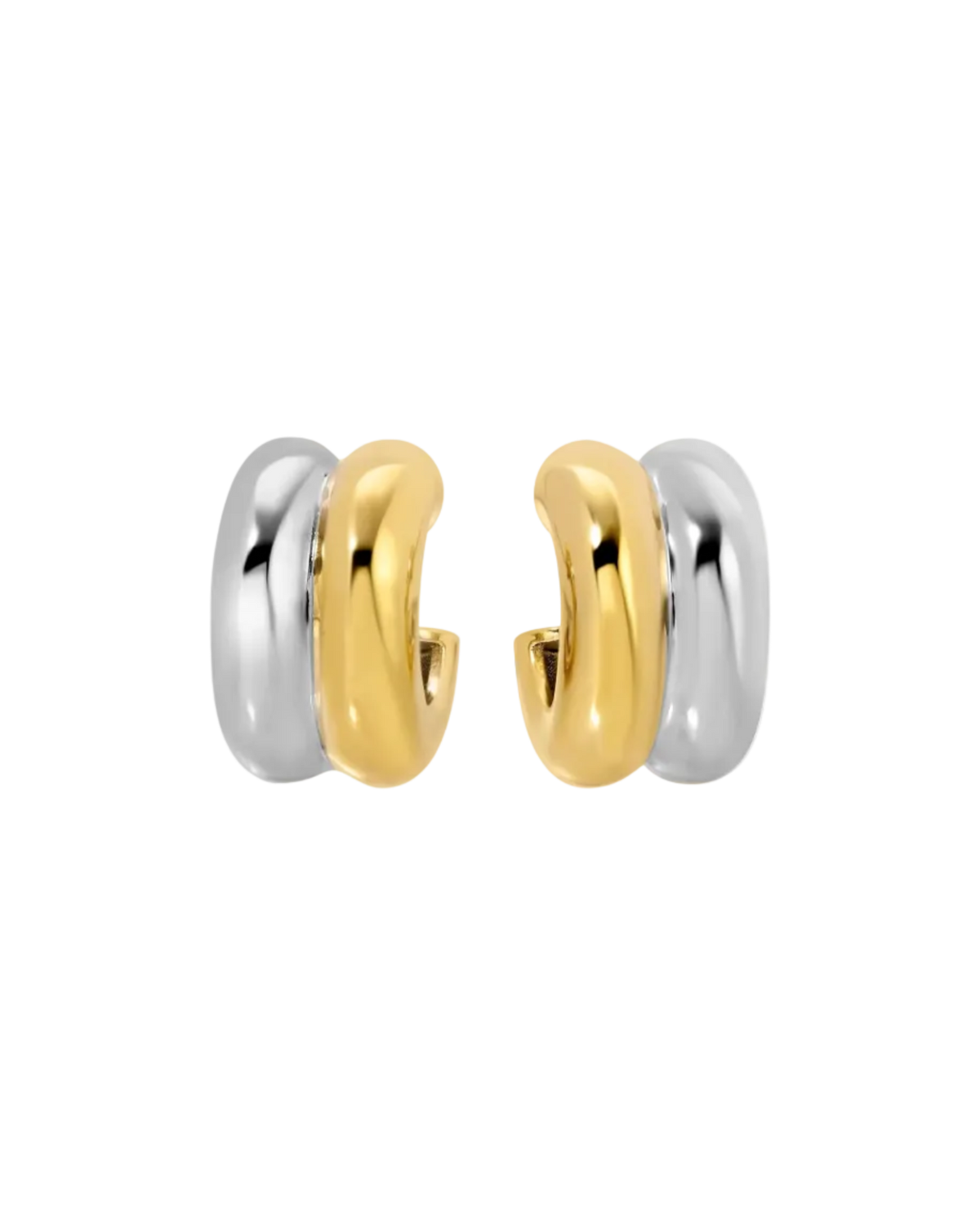 two tone hoops