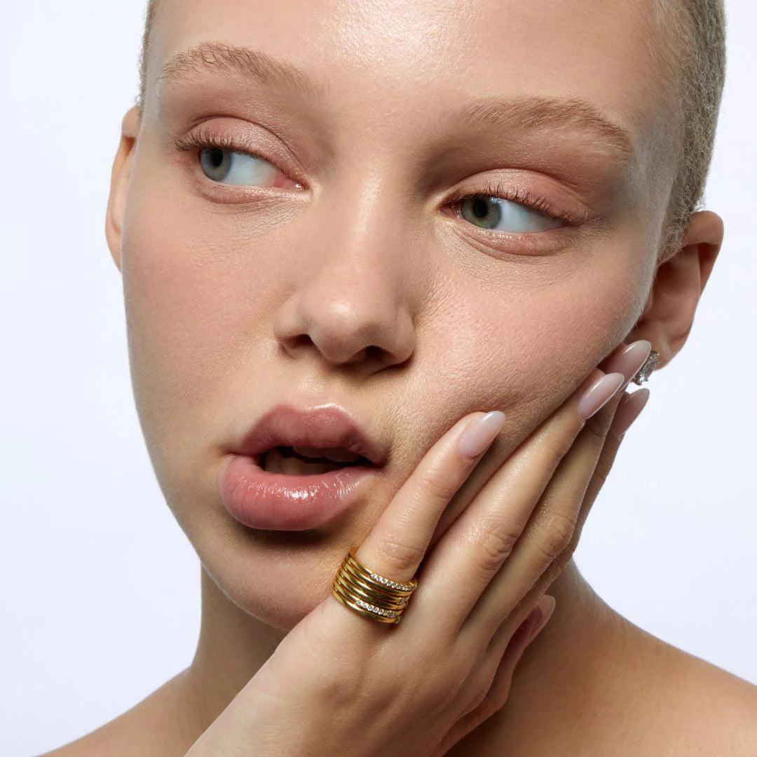 gold statement ring