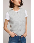 grey knit vest