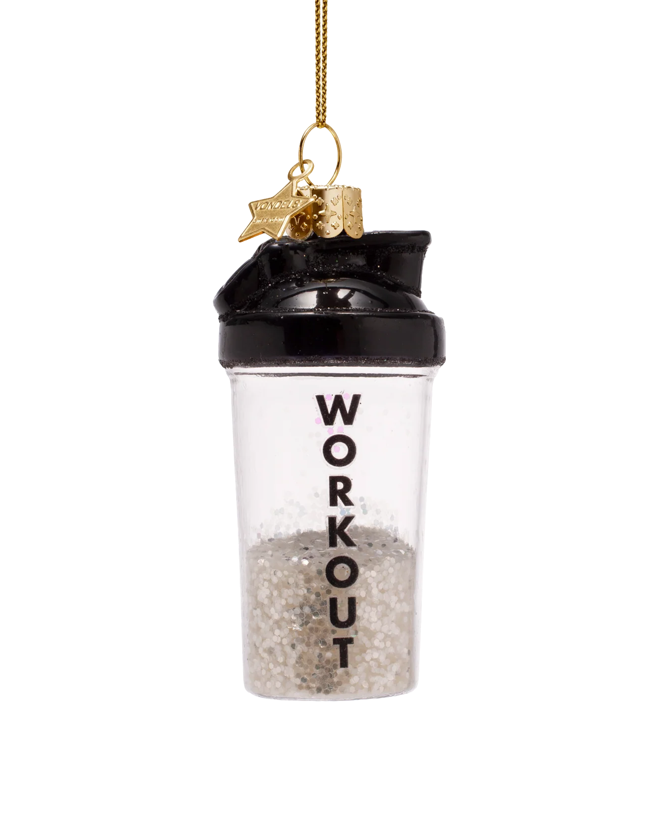 workout shaker bottle ornament