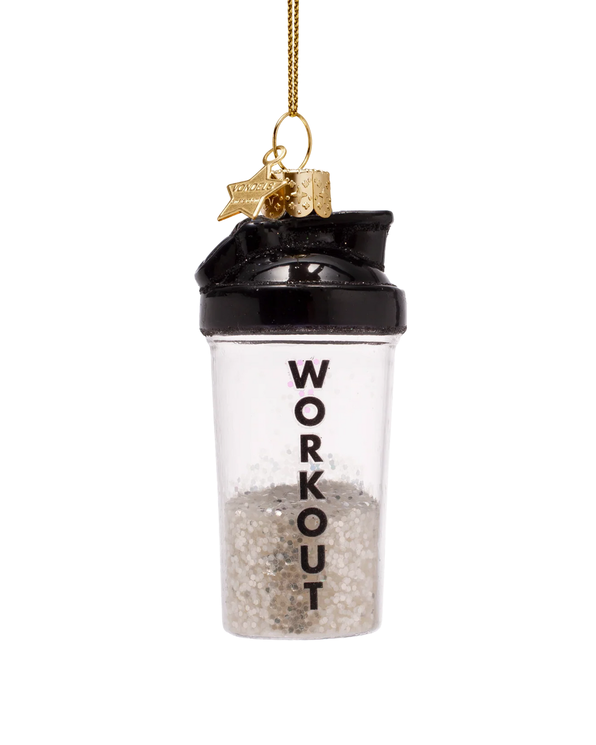 workout shaker bottle ornament