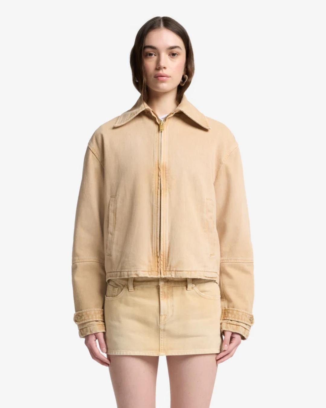 workwear jacket in beige