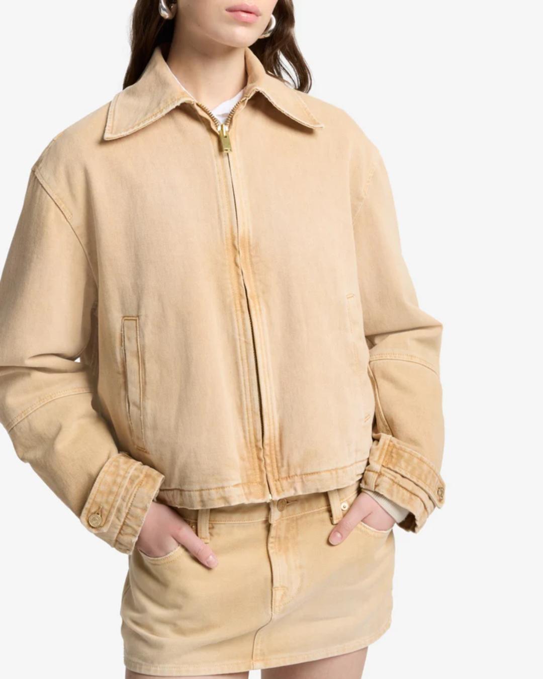 workwear jacket in beige