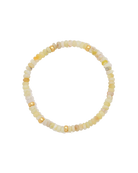 yellow beaded bracelet