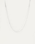 jenny bird silver thin chain necklace