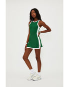 green activewear dress